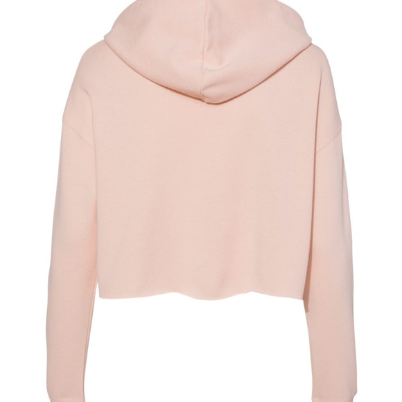 Lightweight Cropped Hooded Sweatshirt - Picture 3 of 5